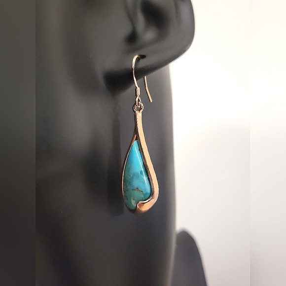 RARE! PC Timna Collection Turquoise & Copper Jewelry Set - Ring Size 8 - Picture 4 of 9